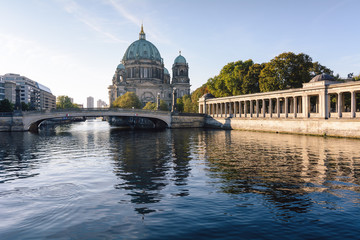 berlin cathedral at sunrise