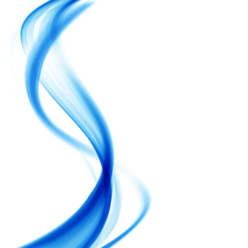 Abstract blue wave