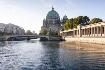 berlin cathedral at sunrise