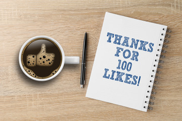 Thanks for 100 likes