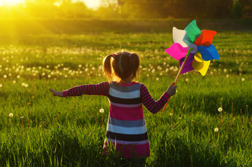 Girl in the sunlight