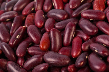 Red bean isolated on white background