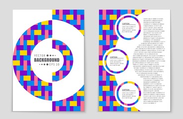 Abstract vector layout background set. For art template design, list, page, mockup brochure theme style, banner, idea, cover, booklet, print, flyer, book, blank, card, ad, sign, sheet,, a4.