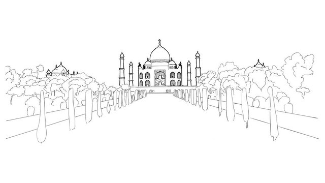 Taj Mahal Animation