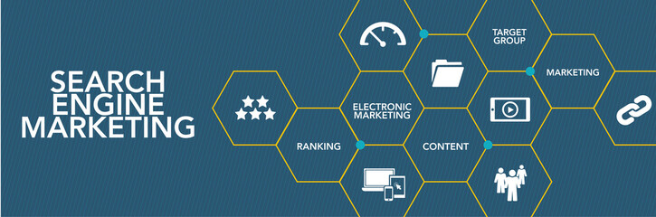 Search Engıne Marketıng Icon Concept