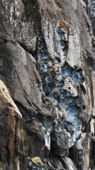 Rock face at Gough Island