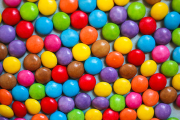 Background of multi-colored sweets