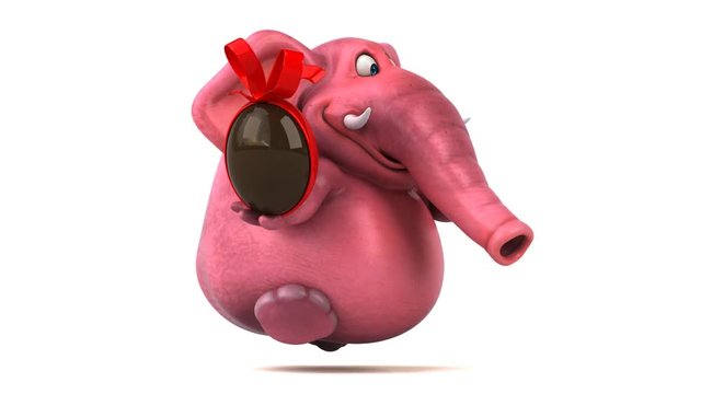 Pink elephant - 3D Animation