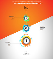 Infograph template with multiple choices and a lot of infographic design elements
