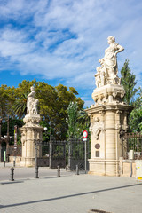Fototapeta na wymiar Citadel Park in Barcelona