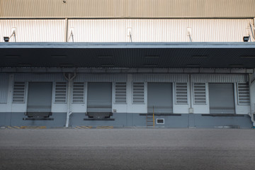 Storage entrances and warehouse