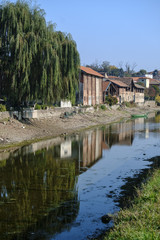Obraz premium Bernate, along Naviglio Grande (Milan)