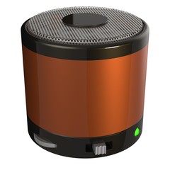 3d illustration of audio speaker on white background