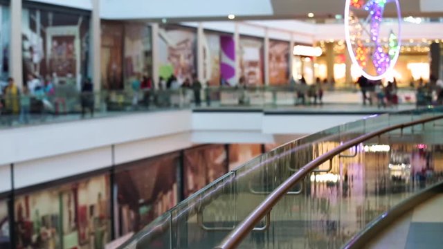 People Shopping In The Mall