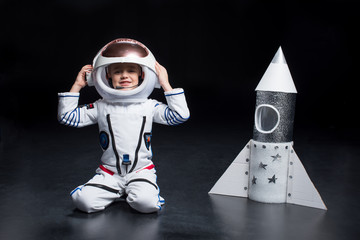 Boy in astronaut costume © LIGHTFIELD STUDIOS