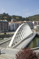 Bridge in Ondarroa, Bizkaia, Spain.