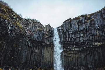 Rock Waterfall in Iceland