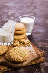 Cookie with sesame seeds