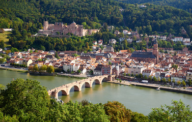 Fototapeta na wymiar Heidelberg am Neckar