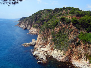 Fototapeta premium View of Tossa de Mar, Spain