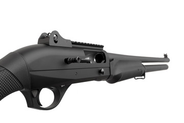 Shotgun isolated on white