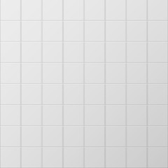 Illustration of rectangular horizontal white tiles background. White tiles vector texture. ceramic brick tile wall. Vector illustration. © NoDenmand
