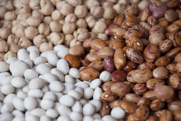 Mixed dried beans and chickpea