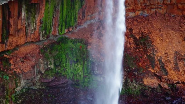  
View on waterfall Salto del Agrio  in Argentina