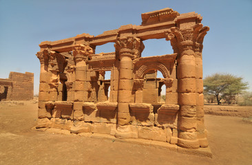 Naqa or Naga'a  -  a ruined ancient city of the Kushitic Kingdom of Meroë in modern-day Sudan   © robnaw