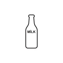 milk icon flat design