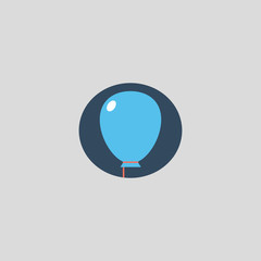 balloon icon flat design