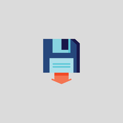 download icon flat design