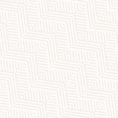 Abstract ZigZag Stripes. Stylish Ethnic Ornament. Vector Seamless Pattern. Repeating Subtle Background