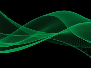Dark Abstract Waves Background  © gojalia