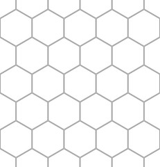 Geometric abstract vector hexagonal background. Geometric modern black and white ornament. Seamless modern pattern