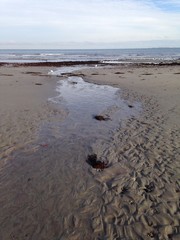 water path leading to the ocean