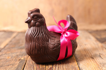 chocolate hen