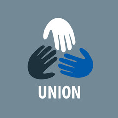 Fototapeta premium vector logo handshake