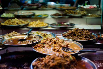 Selection of thai food