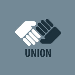 Obraz premium vector logo handshake