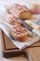  French rillettes, meat spread