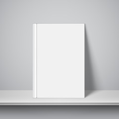 Fototapeta premium Empty White Book Template