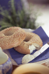 Bagel Frühstück