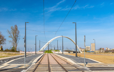 New tram line Strasbourg - Kehl to connect France and Germany. A stop on the French side