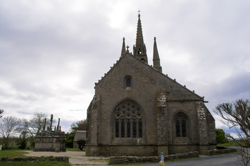Fototapeta na wymiar Eglise de Tronoën-St Jean de Trolimon Finistère