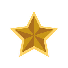 Star medal symbol vector illustration graphic design