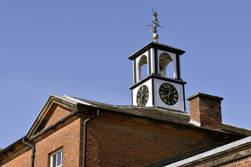 Fototapeta na wymiar Tatton Park stables clock tower