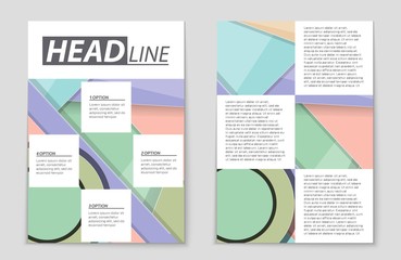 Abstract vector layout background set. For art template design, list, front page, mockup brochure theme style, banner, idea, cover, booklet, print, flyer, book, blank, card, ad, sign, sheet,, a4.