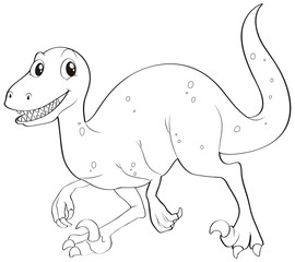 Doodles drafting animal for dinosaur