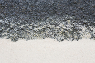 stone and sand